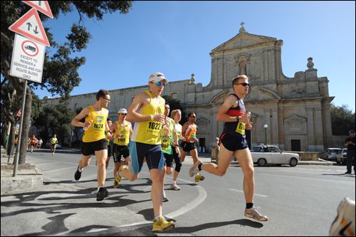 Rabat, St. Dominic church, 1km into the Full and Half Marathons.